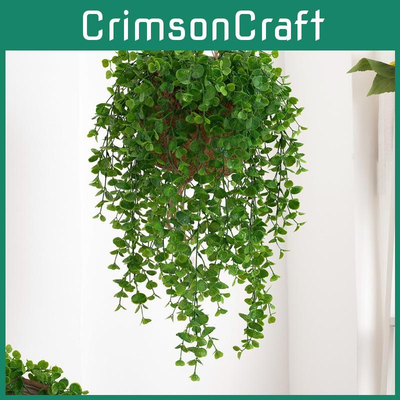 Faux Wall Eucalyptus Plant Plastic Leaves Interior Design Photography Scenes