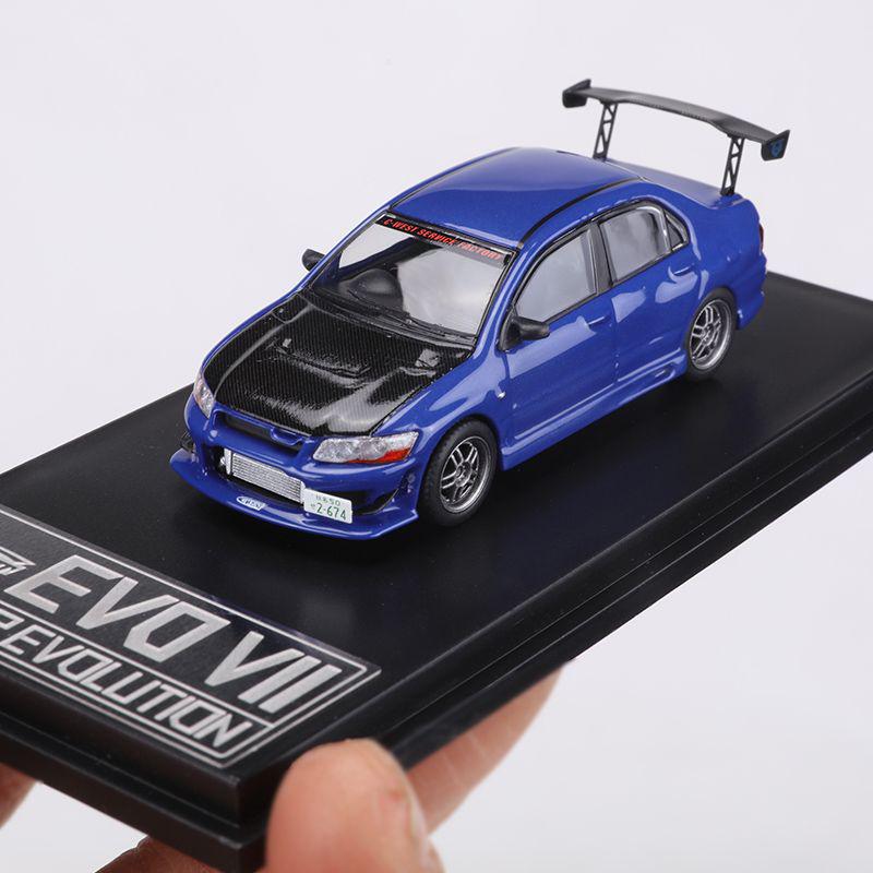 1:64 Mitsubishi Lancer EVO VII Alloy Car Model