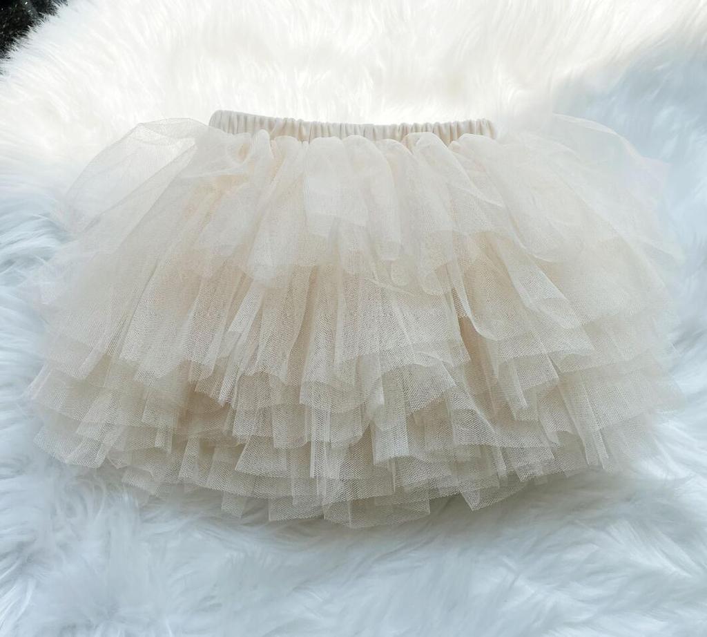 Falda Tutú de 6 Capas para Niñas para Cumpleaños Princesa Mini Fiesta Tul