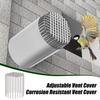 1/2Pcs Stainless Steel Mesh Vent Cap Bird Rodent Proof Debris Blocking Gutters Downspouts PVC Metal Pipes Roof Vents Protective Cover