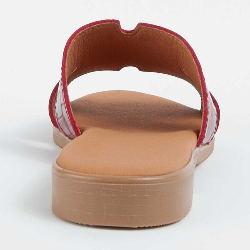 Women's Leather Sandal. Purapiel Hacca3 102715