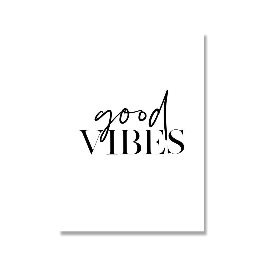 Good Vibes Prints Inspiring Quote Posters Get Naked Minimalist Canvas Painting Born To Shine Modern Wall Art Living Room Decor