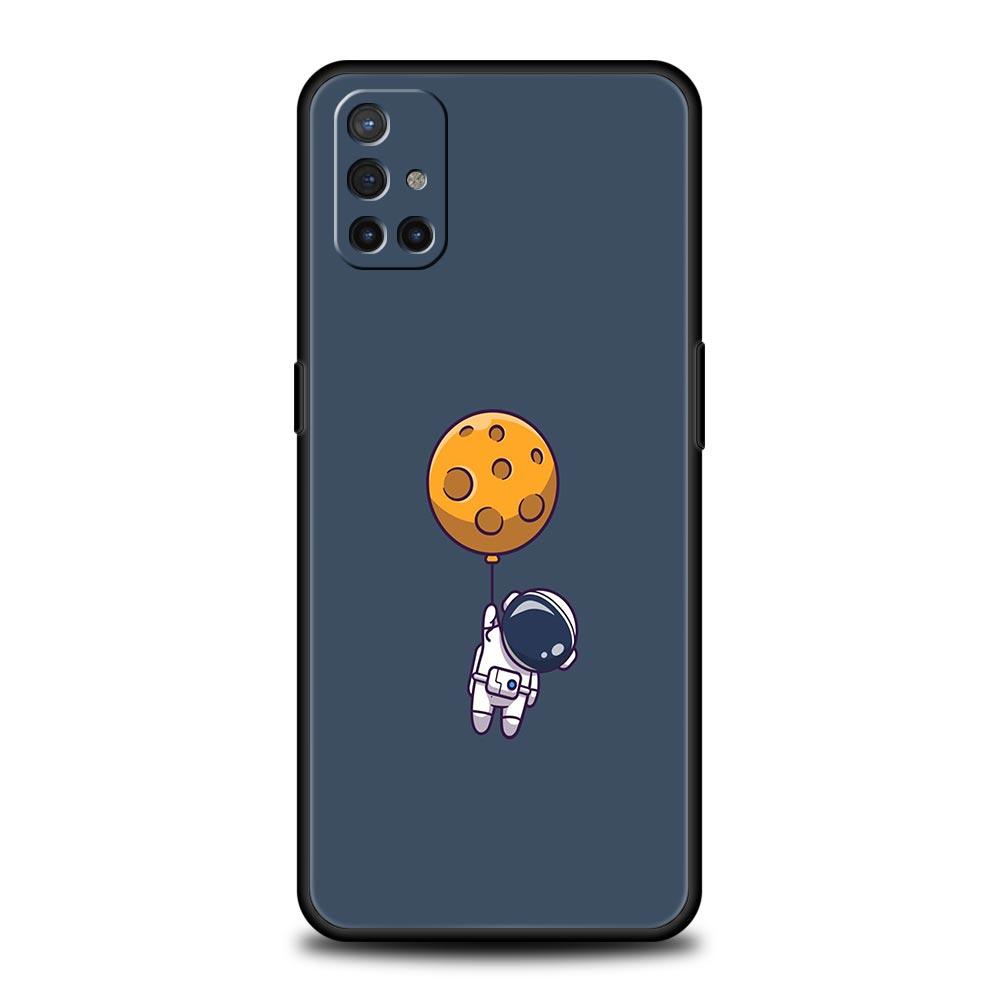 Lovely Astronaut Phone Case For OnePlus 13 12 11 10 9 8 7T Pro 13R 12R 10R 9RT 8T Nord N200 N30 2T CE 2 3 5G Lite Soft Cover