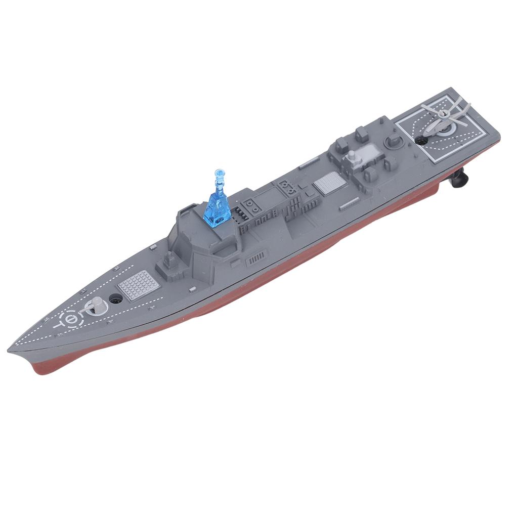 2.4G RC Aircraft Carrier Toy Simulated Dual Propeller Water Sensor Remote Control Ship Toy
