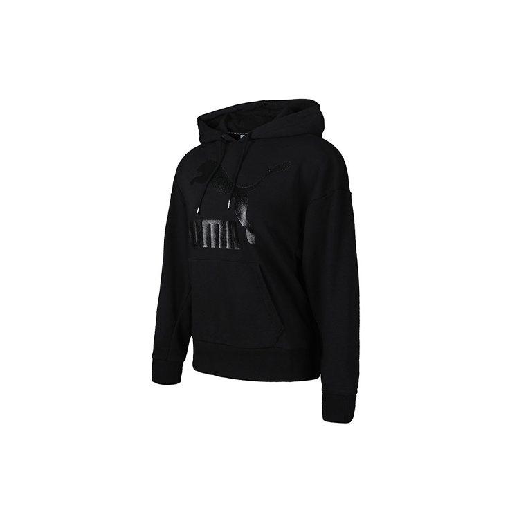 PUMA Sweatshirts Women's Black Hooded Moderate Regular 599197-51