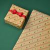 Kraft Gift Wrapping Paper Christmas Gift Packing Paper Parcel Packing Art Craft Home Decoration Festive Party Supplies