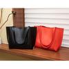 Solid Color, Large Capacity Bag, Women's, New Style, Fashionable, Retro, Tote Bag, Versatile, Single Shoulder Mother Bag