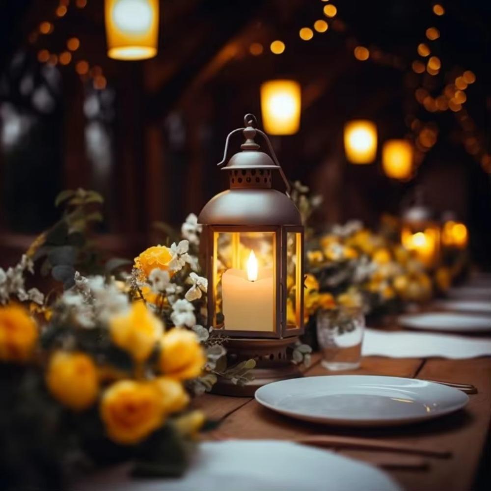 6Pc Real Wax LED Tea Light Candles with Timer 300+Hour Realistic Black Wick Battery Operated Candles for Wedding Christmas Decor