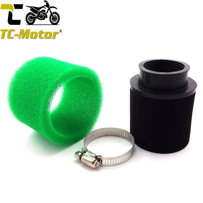 TC-Motor Green 45mm Foam Air Filter For ATV Quad Pit Dirt Bike Go Kart Scooter Motorcycle