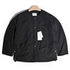 Japanese-Style Men's Outdoor Workwear Jacket: Functional, Loose Fit, Multi-Pocket, Casual, Collarless Coat
