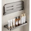 Space Saving Storage Shelf Thickened Wall Storage Rack Bathroom Folding Rack  RV Storage