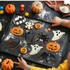 12PCS Halloween Cookie Cutter Set Pumpkin Ghost Bat Shape DIY Chocolate Fondant Mold Biscuits Mould Halloween Baking Tools