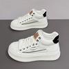 Fashion high-top board shoes women's new little white shoes casual sports versatile platform biscuit shoes