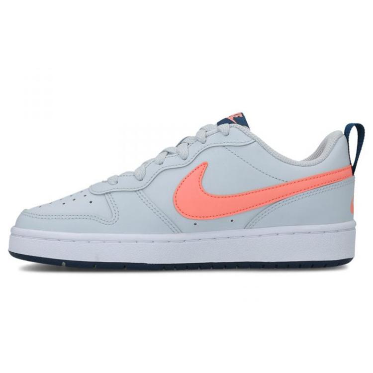 

New Nike Court Borough Low 2 Grey Pink GS BQ5448-009 38.5