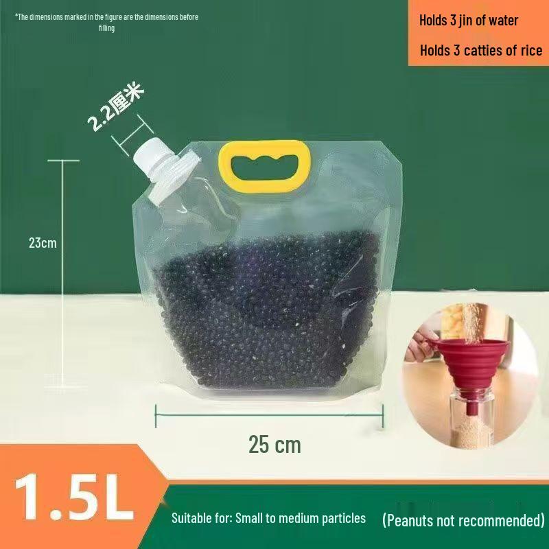 Large Grain Storage Bag with Spout Seal for Home Use