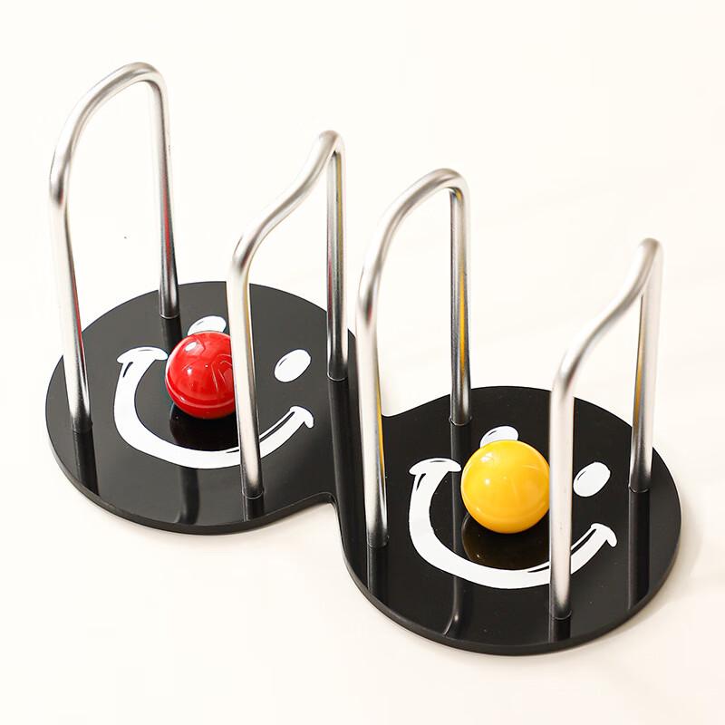 Qianxing Creative Smile Acrylic Clown Double Cup Holder