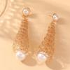2PC Women's Fashion Hollow Design Earrings Zircon Accessories Suitable for Date, Party, Festival Gifts-1165
