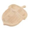 Wooden Pinecone Shape Food Tray for Snacks Appetizers Dessert Wood Serving Platter for Home Hotel