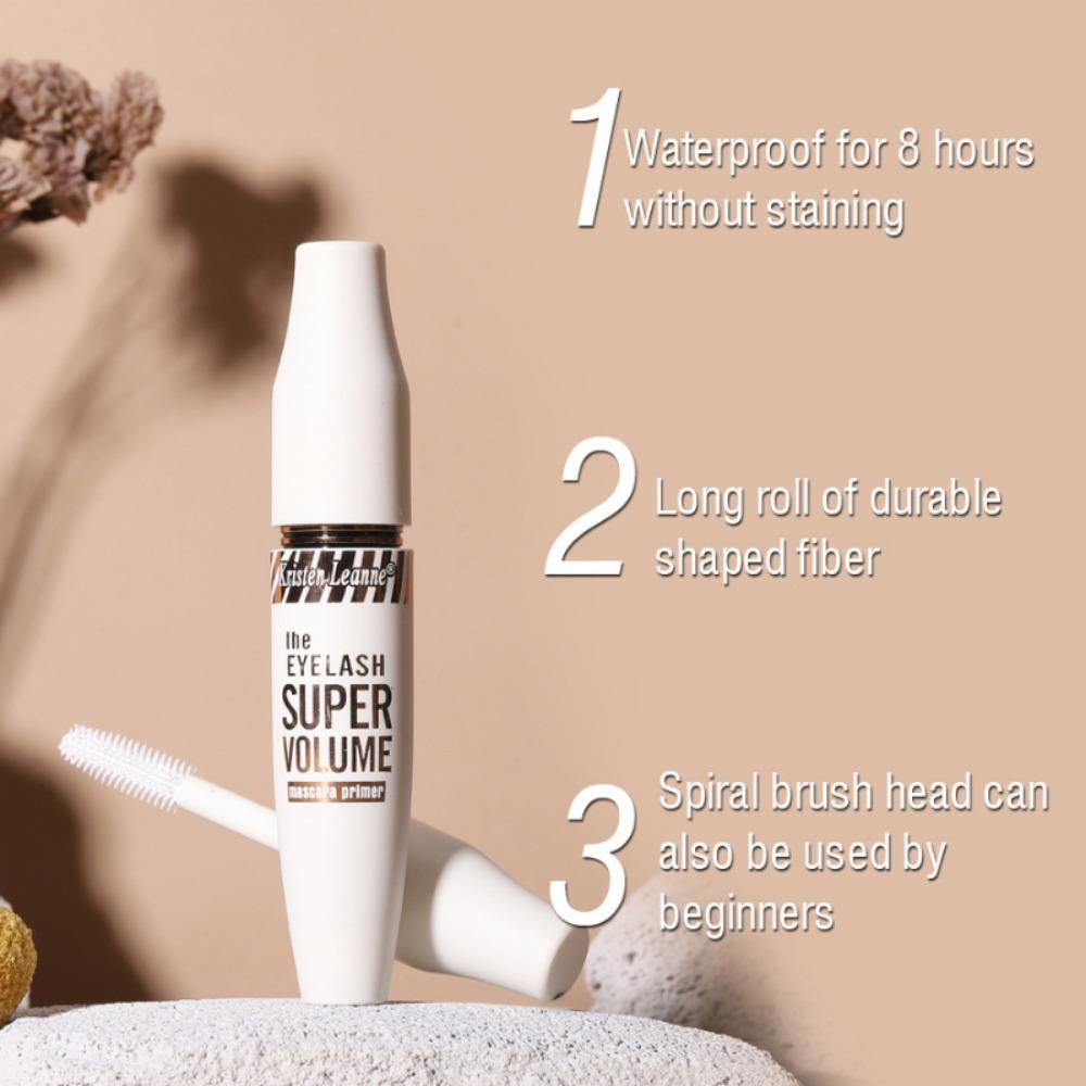 KRISTEN LEANNE White Base Gruby, kręcony, podkręcający, wodoodporny tusz do rzęs o stałym typie