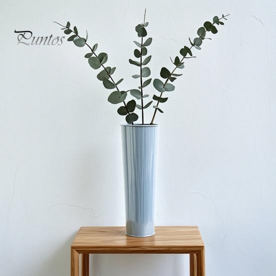 Living Room Corner Ornament 15.8 Inch Metal Flower Buckets, Rustic Vases, Floral Containers, Hydroponic Commercial Window Landscaping Plant