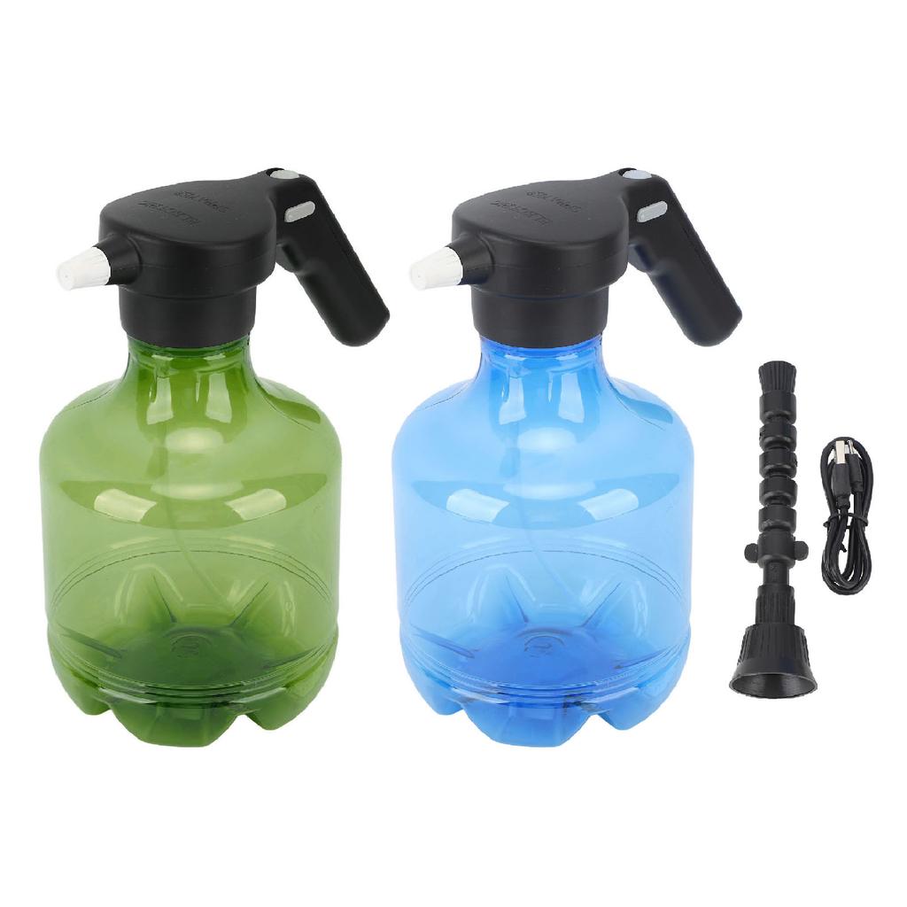 Electric Plant Mister Spray Can Rotating Nozzle Automatic Spray Automatic Garden Sprayer Bottles Transparent Body PP for Yard