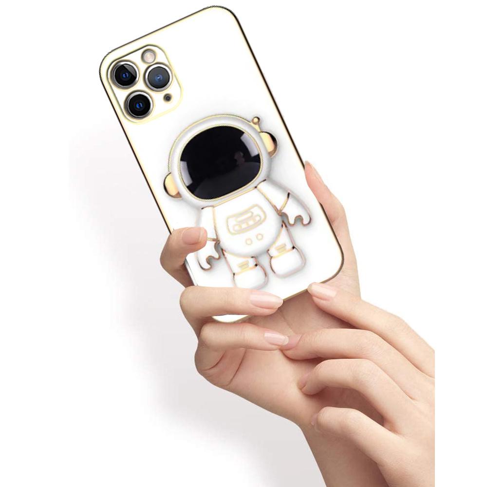 iPhone 13 Pro Case, Astronaut, White