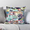National Parks Square Pillowcase Polyester Linen Velvet Printed Zip Decor Bed Cushion Cover