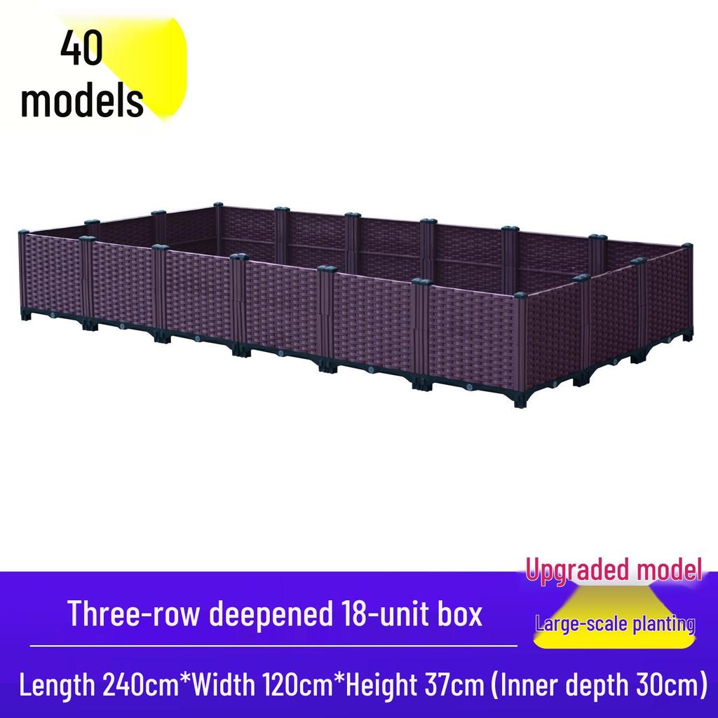 Extra Large Outdoor Balcony & Rooftop Vegetable Planter Box
