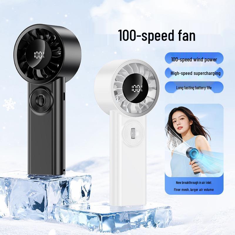 26-Speed USB Portable Neck-Hanging & Desktop Fan