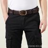 Personality Trend Court Carved Belt Men'S Genuine Leather First Layer Cowhide Handmade Retro Youth Fashion Jeans Belt