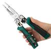 Industrial Multifunction Wire Stripping Tool Integrated Voltage Detector Ergonomic Nonslip Grip for Electricians