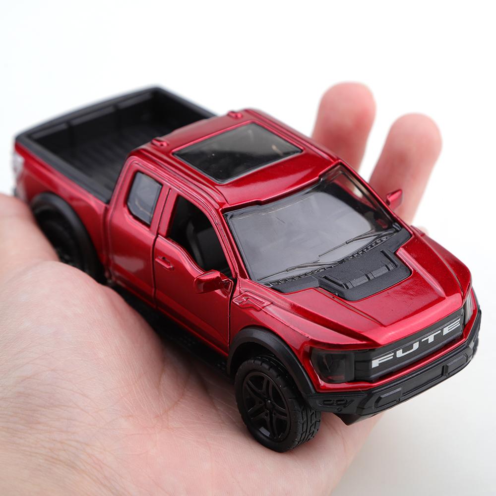 (Verpakt) 1/36 Nieuwe Muscle Pick-up Truck Pull-Back Speelgoedauto, Jongensspeelgoed, Gegoten Metaal, Beste Pick-up Truck Speelgoed