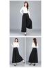 Autumn/Winter High-Waisted Plus Velvet Wide-Leg Pants: Fashionable, Age-Reducing Casual Skirt for Middle-Aged and Elderly Mothers