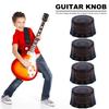 4 Pcs Volume Tone Control Knobs Lampshade Style Electric Guitar Top Hat Knobs Guitar Bell Knobs for Les Paul Guitar Accessories