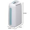 Iris Ohyama Dehumidifier Clothes Drying Dehumidifier Powerful with Timer Quiet Design Auto Louver Dehumidification Volume 6.5L Compressor Method Blue