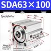SDA Series Pneumatic Cylinders: Sizes 12 to 100mm, Stroke 35 to 90mm