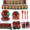 CR7 World Cup Star Fan Party Set: Plates, Cups, Napkins, Tablecloth, Banner & Decorations.