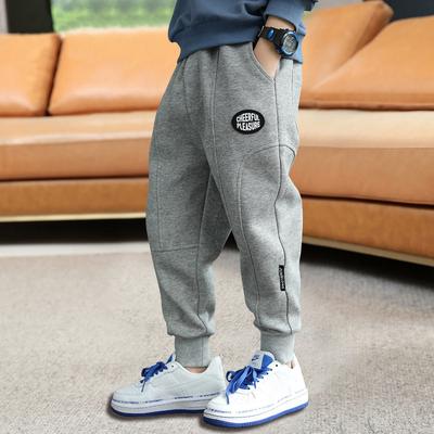 Spring Autumn Pants for Boys Cotton Trousers Teenage Boy Casual School Sport Pants Jogger Pant for Children Loose Sweatpant