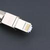 1Pc Cat7 Cat6A Cat8 Rj45 Connector Tool-Free Zinc Alloy Shielded Ethernet Termination Plugs