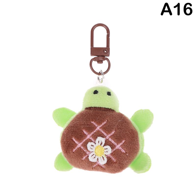 

Брелок в виде плюшевой куклы-черепахи из мультфильма, анти-потеряшка, детский пушистый брелок, кукла-животное, школьная сумка, кулон A16