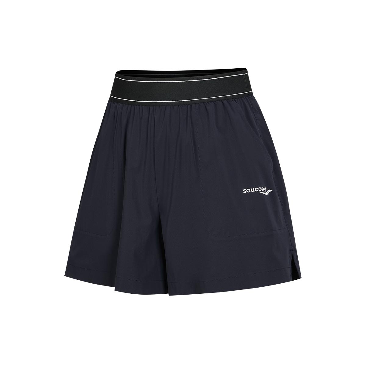Saucony Модные универсальные повседневные шорты средней посадки Женские шорты SA1260HP52L-BK001 S