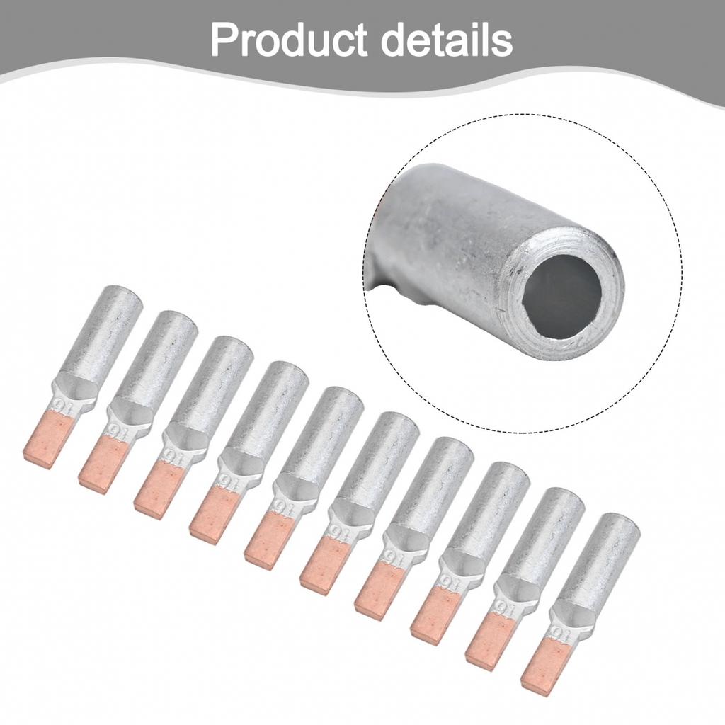 10PCS Pack of Copper Aluminum Terminals Compatible with DTLC16 Wiring Needs