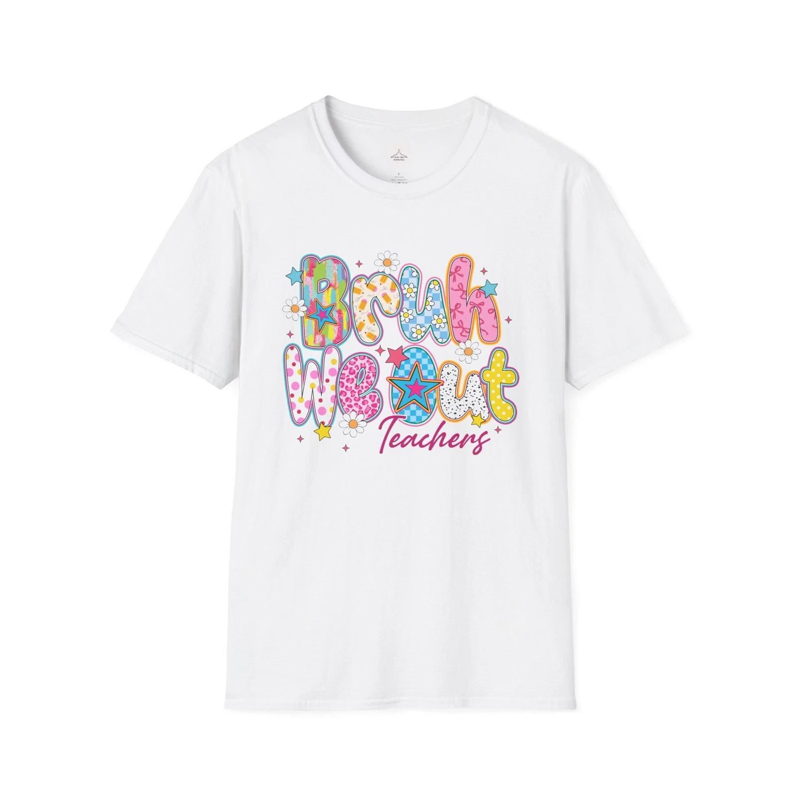 Colorful Teacher Appreciation T-Shirt, Fun Teacher Gift, Classroom Shirt S