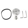 Professional Grade Timing Belt Kit Features a Closed Loop Design at Length of 200mm Plus Dual Pulley Configuration