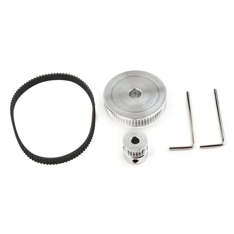 Professional Grade Timing Belt Kit Features a Closed Loop Design at Length of 200mm Plus Dual Pulley Configuration