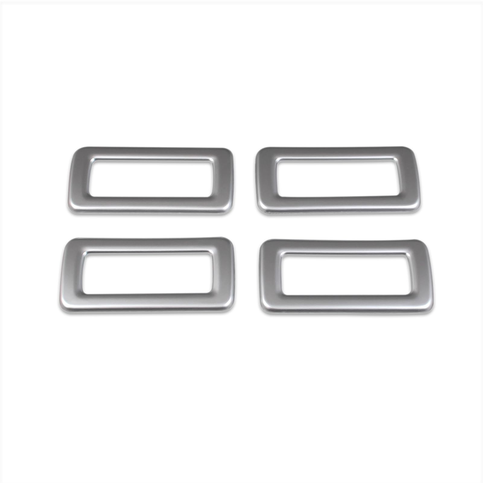 

RUIQ Rear Seat Air Conditioning Ring Garnish for Nissan New Serena C28 Series (Satin Silver)