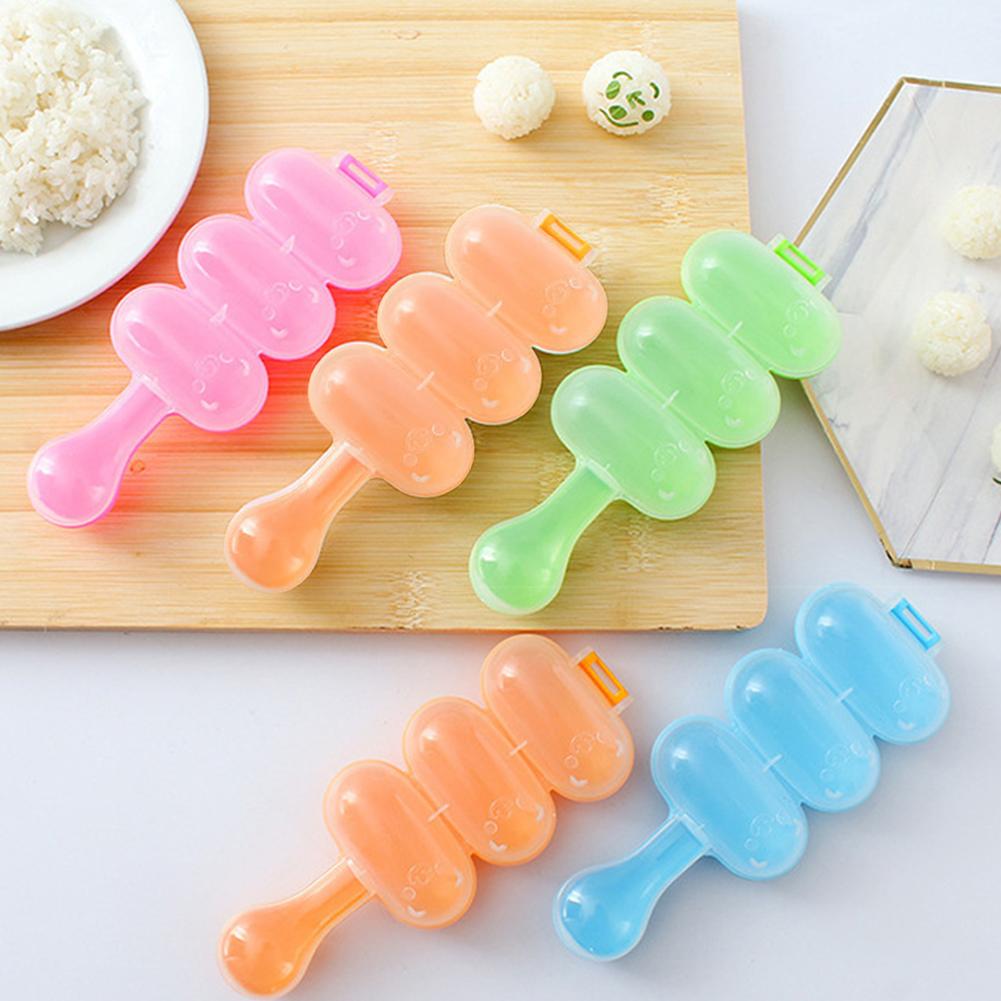 Rice Ball Shaker DIY Rice Baller Shakers Lunch Maker Mould Onigiri Mold DIY Rice Baller Shakers Kitchen Sushi Tools Accessories