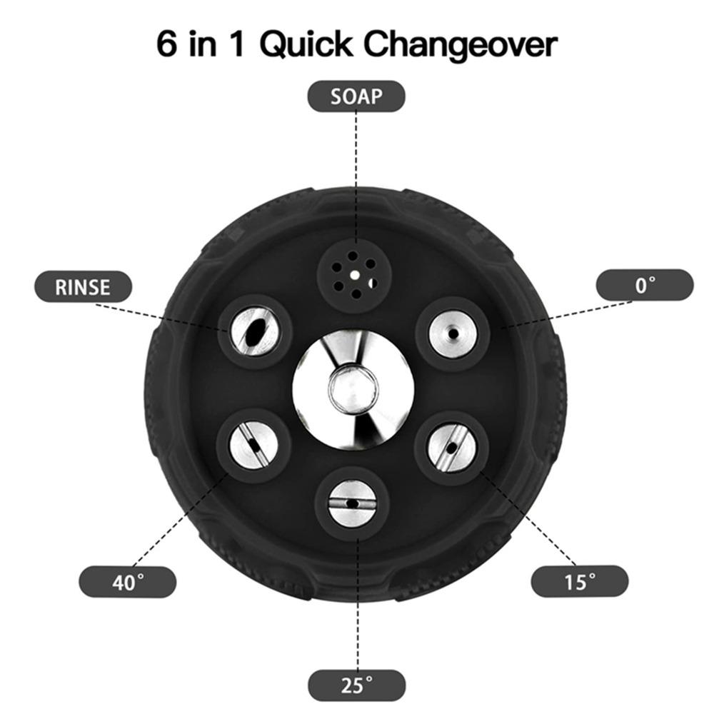 Multifunctional Change-Over Nozzle 1/4Inch Spray Head New Washer Nozzle