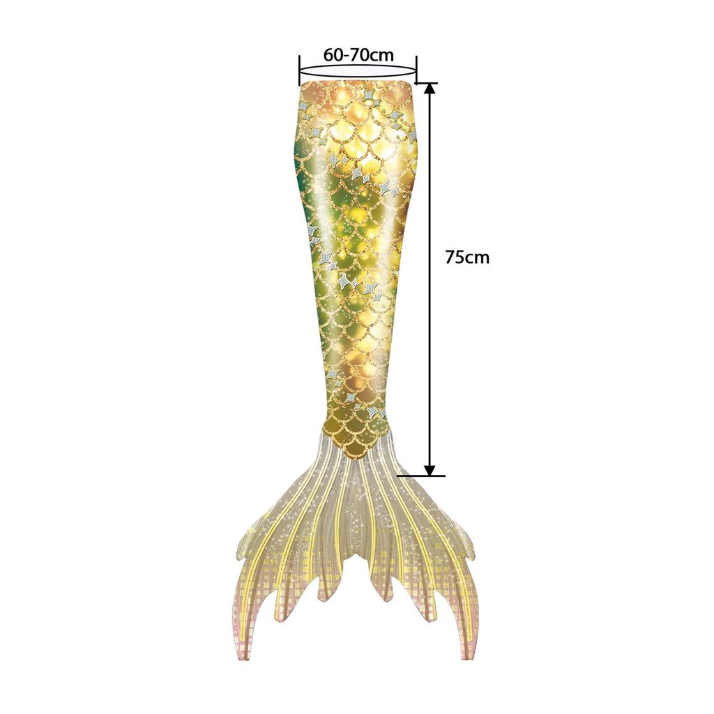 Mermaid Tails Costume Cosplay Swimsuit for Swimming Girls Boys 413 Year Old 110cm E413