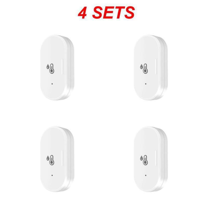 Tuya ZigBee Smart Temperature Sensor and Humidity Sensor with Battery Indoor Thermometer Monitor Work With Alexa Google Home